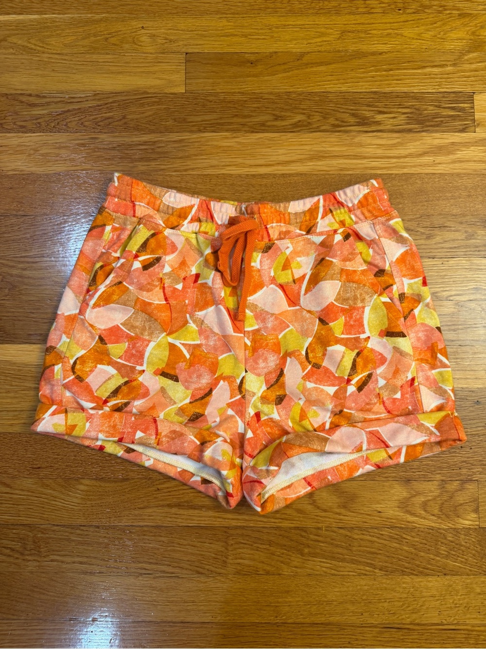 Daily Practice by Anthropologie Soft Lounge Shorts Colorful Floral - Size Small